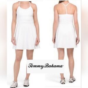 Tommy Bahama White Pleated Racquet & Paddle Tennis Dress